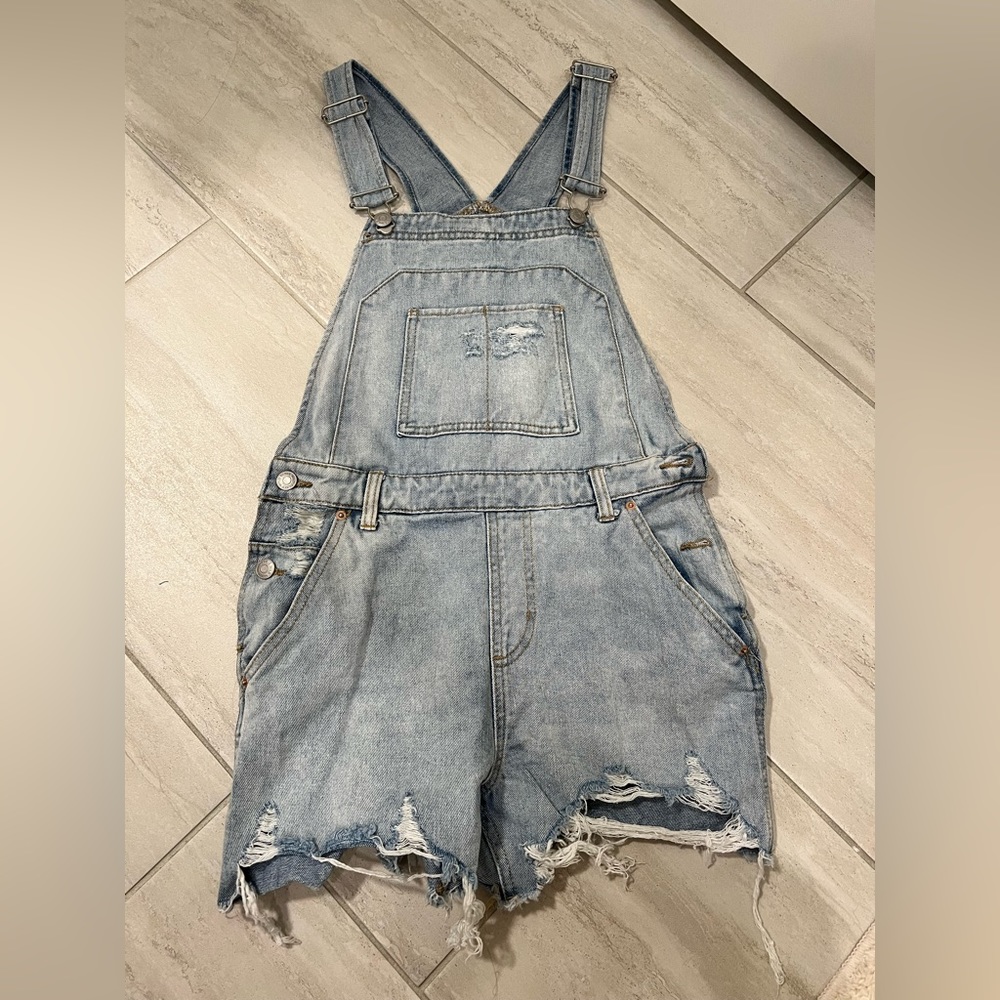 Wild Fable Cutoff Overalls
